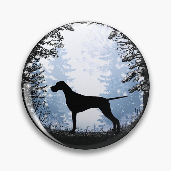Item preview, “First Snow” Pointer Dog designed and sold by Spinyflowerart.