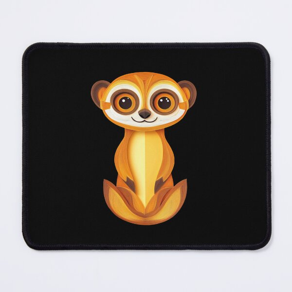Item preview, Cute Quilled Paper Meerkat designed and sold by PrintsByFrank.