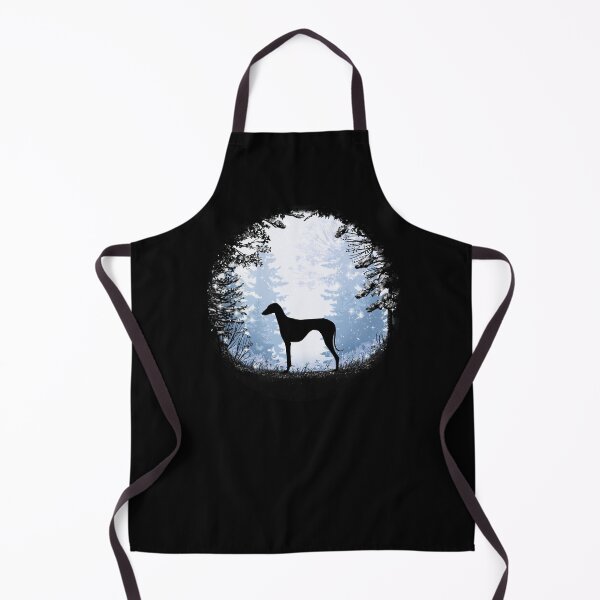 Item preview, “First Snow” Azawakh Dog designed and sold by Spinyflowerart.