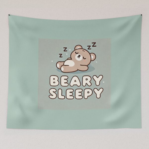Item preview, Beary Sleepy | Cute Sleeping Bear Illustration designed and sold by Art Horizon.
