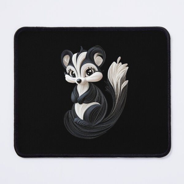Item preview, Cute Quilled Paper Skunk designed and sold by PrintsByFrank.