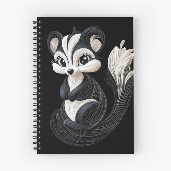 Item preview, Cute Quilled Paper Skunk designed and sold by PrintsByFrank.