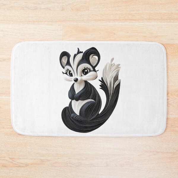 Item preview, Cute Quilled Paper Skunk designed and sold by PrintsByFrank.