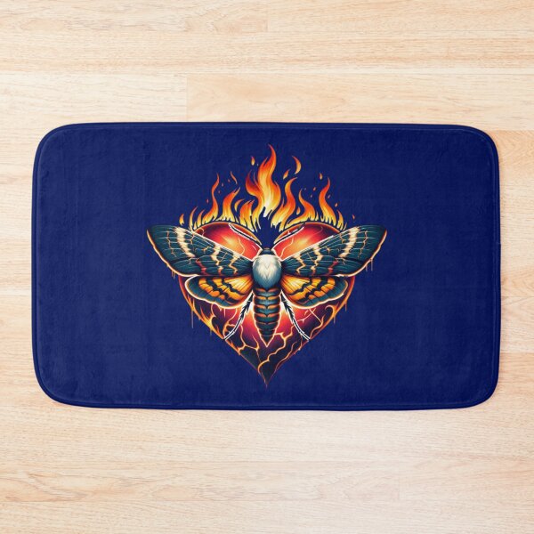 Item preview, Flaming Dark Heart Moth designed and sold by sparsonboutique.