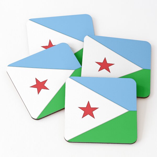 Item preview, Djibouti Flag designed and sold by sheillustrates.sometimes.