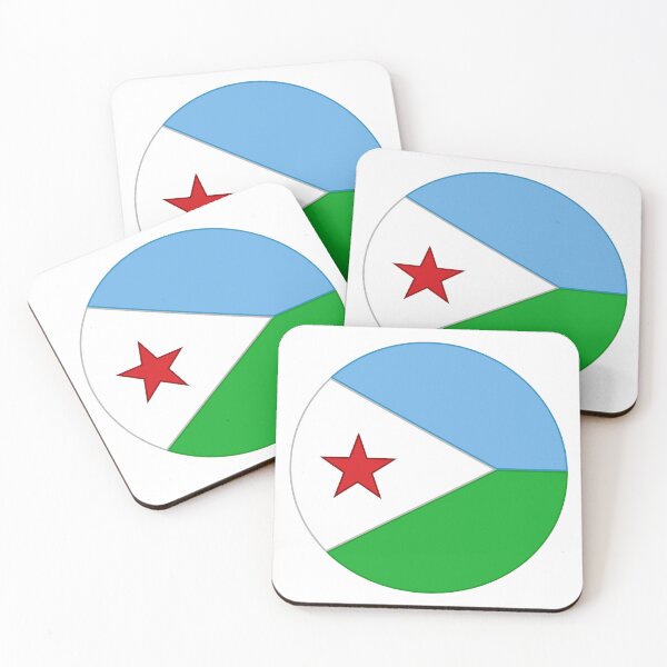 Item preview, Djibouti Flag designed and sold by sheillustrates.sometimes.