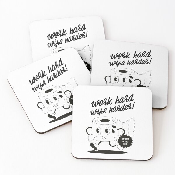 Item preview, Work hard, wipe harder! designed and sold by bosilvercat.