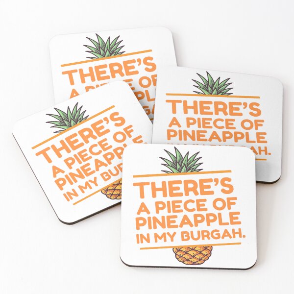 Item preview, There's A Piece of Pineapple in My Burgah Chan Meme designed and sold by Hyunnibear.