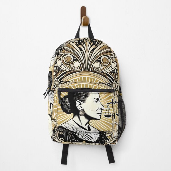 Item preview, Ruth Bader Ginsburg RBG Law In Art Nouveau style designed and sold by ArtNouveauChic.
