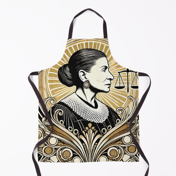 Item preview, Ruth Bader Ginsburg RBG Law In Art Nouveau style designed and sold by ArtNouveauChic.