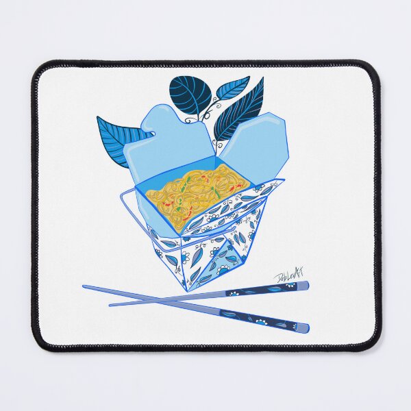 Item preview, Takeout Illustration-Blue designed and sold by deblevart.