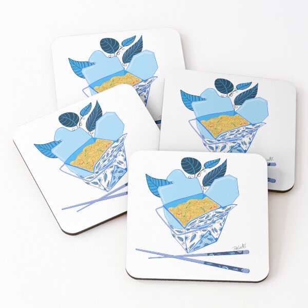 Item preview, Takeout Illustration-Blue designed and sold by deblevart.