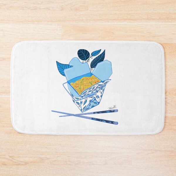 Item preview, Takeout Illustration-Blue designed and sold by deblevart.