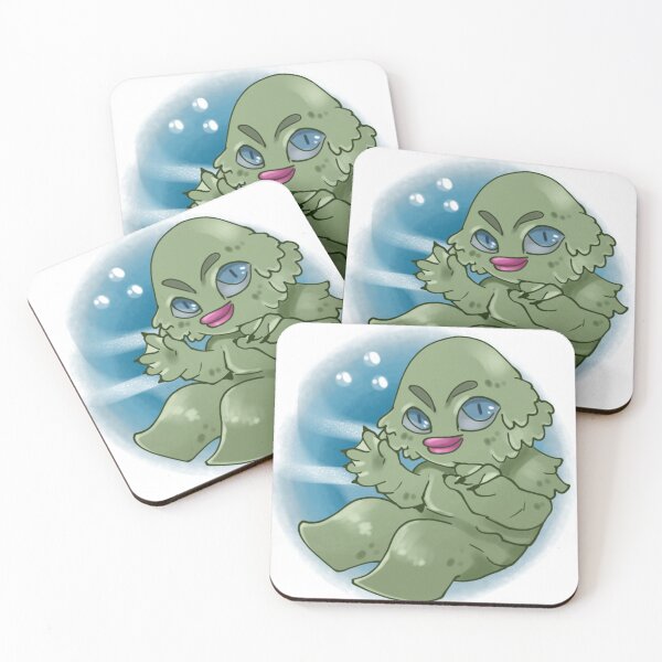 Item preview, The creature from the black lagoon… but cute! designed and sold by MyHanyPanySaint.