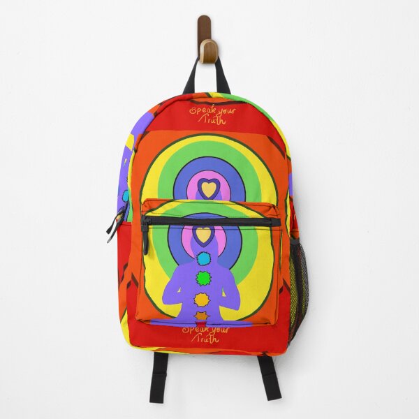 Item preview, Speak your Truthl, Chakras on Human figure with Colours and Shapes designed and sold by MonicaArtist.