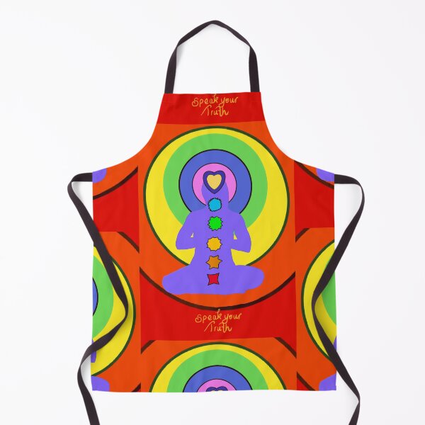 Item preview, Speak your Truthl, Chakras on Human figure with Colours and Shapes designed and sold by MonicaArtist.