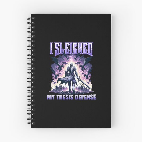 Item preview, I Sleighed My Thesis Defense | Thesis Defense Present | PhD Graduation Present | Masters Degree Thesis designed and sold by jadedscientist.