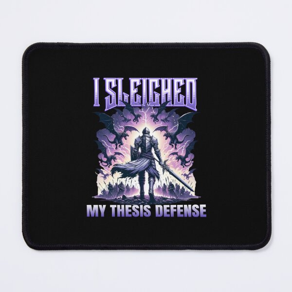 Item preview, I Sleighed My Thesis Defense | Thesis Defense Present | PhD Graduation Present | Masters Degree Thesis designed and sold by jadedscientist.