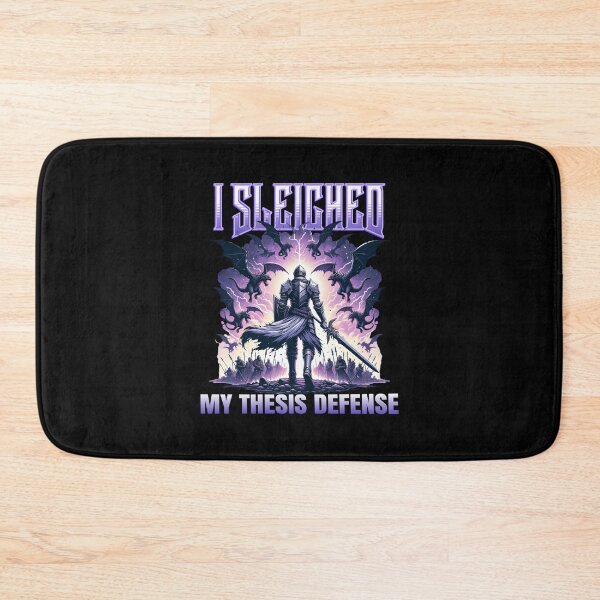 Item preview, I Sleighed My Thesis Defense | Thesis Defense Present | PhD Graduation Present | Masters Degree Thesis designed and sold by jadedscientist.