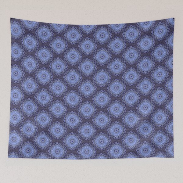 Item preview, Mandala Pattern in Blue designed and sold by Artistestella.