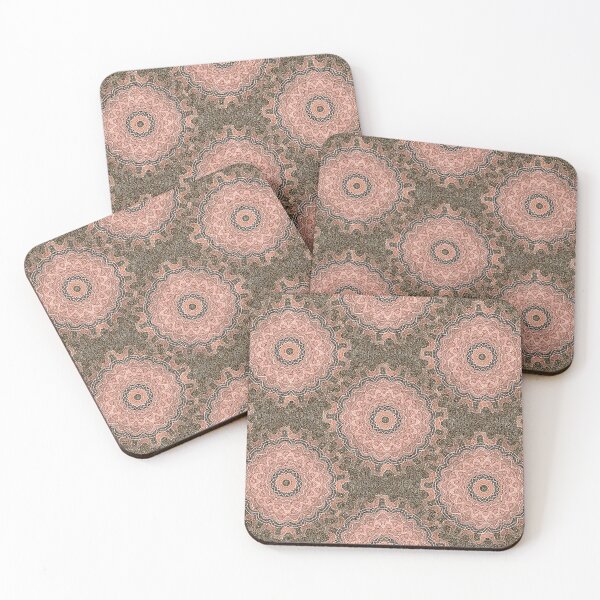 Item preview, Mandala Pattern in Orange Peach designed and sold by Artistestella.