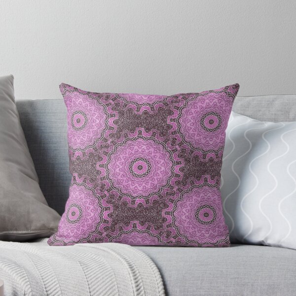 Aperçu de l'œuvre Motif mandala en rose cramoisi créée et vendue par Artistestella.