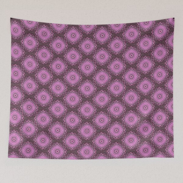 Item preview, Mandala Pattern in Crimson Pink designed and sold by Artistestella.