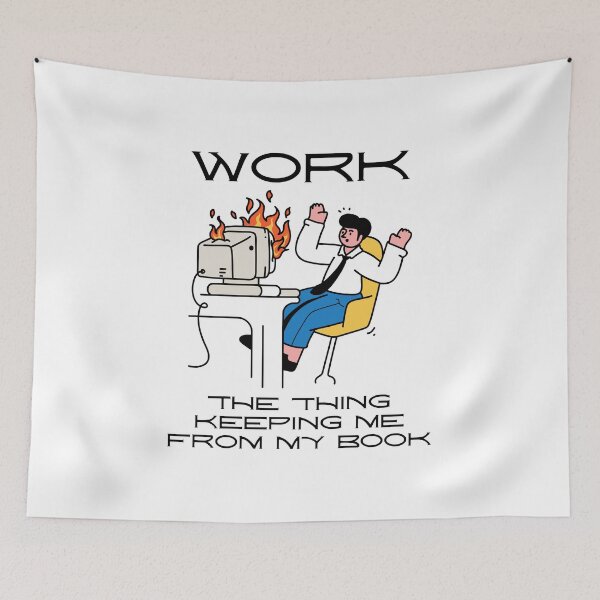 Item preview, Work - The Thing Keeping Me from My Book designed and sold by CMB-Editing.