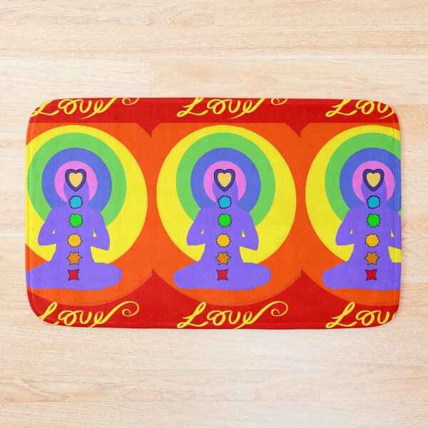 Item preview, LOVE, Chakras on Human figure with Colours and Shapes designed and sold by MonicaArtist.