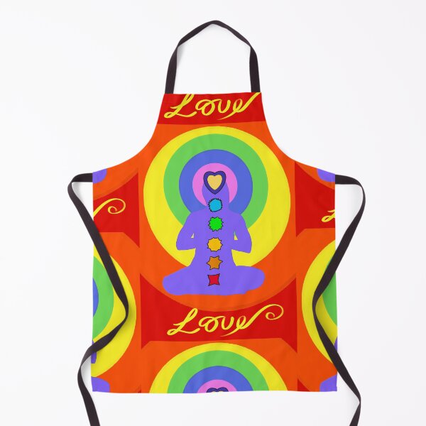 Item preview, LOVE, Chakras on Human figure with Colours and Shapes designed and sold by MonicaArtist.