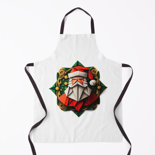 Item preview, Origami Santa Claus Christmas , Holiday Origami Art , Unique Christmas , Festive Santa Claus Graphic designed and sold by Indyadizine.