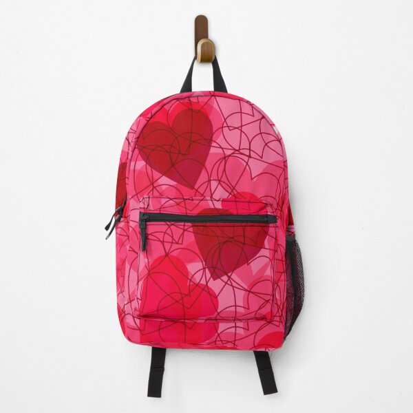 Item preview, red hearts abstract pattern designed and sold by JVNS.