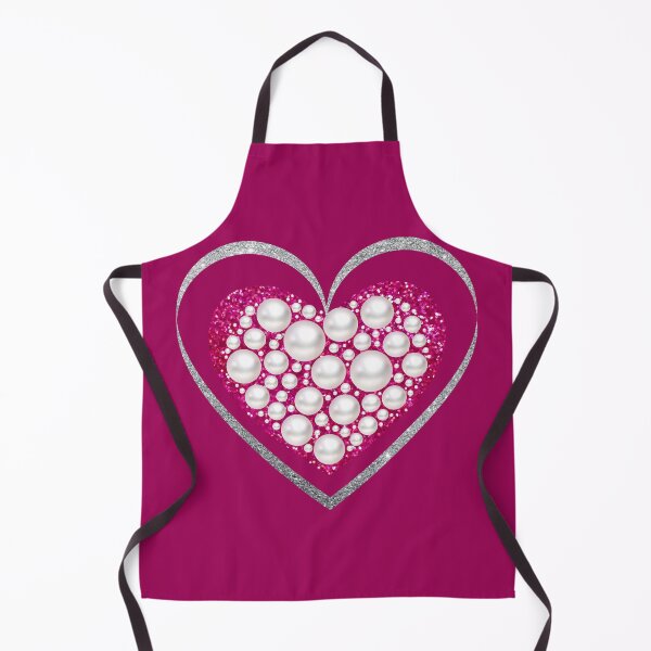 Item preview, Pink Heart of White Pearls designed and sold by WhiteSoftPetals.