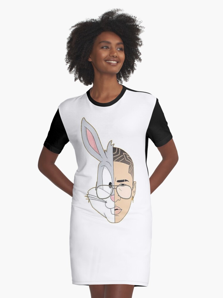bad bunny t shirt dress