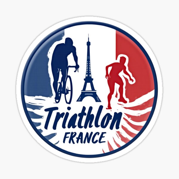 Item preview, France Triathlon - Swim, Bike, Run Endurance Sports Gear designed and sold by Triathlongram.