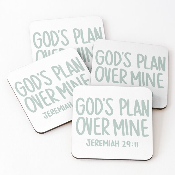 Item preview, God's Plan Over Mine Jeremiah 29:11 - Sage designed and sold by gbreshears.
