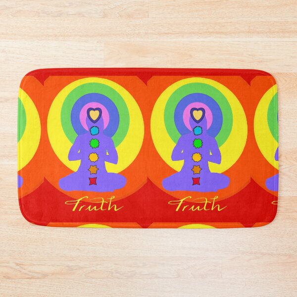 Item preview, TRUTH, Chakras on Human figure with Colours and Shapes designed and sold by MonicaArtist.