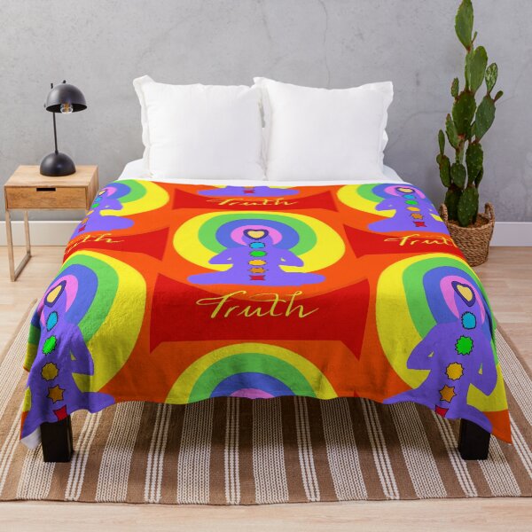Item preview, TRUTH, Chakras on Human figure with Colours and Shapes designed and sold by MonicaArtist.