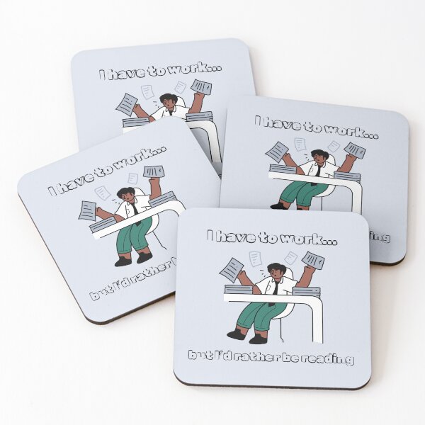 Item preview, Work - I'd Rather Be Reading designed and sold by CMB-Editing.