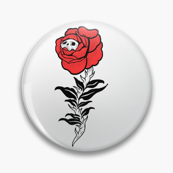 Item preview, Skull rose designed and sold by InkKountess.