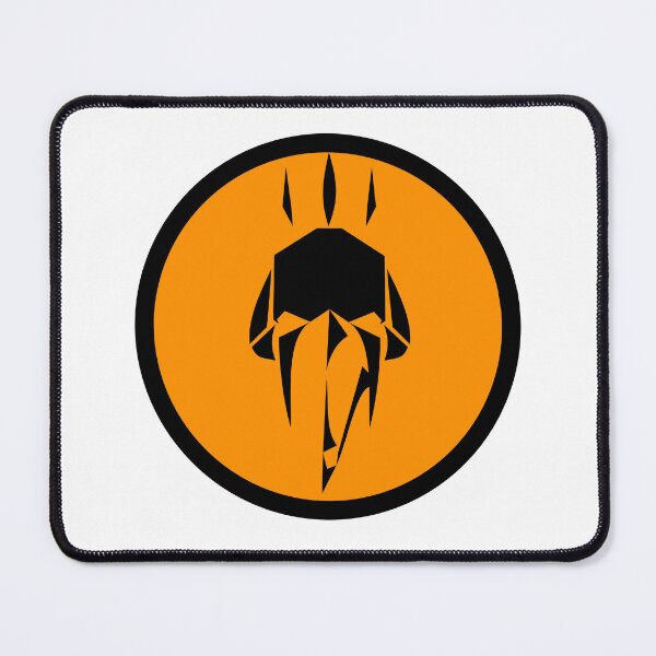 Item preview, Minimalist Shoebill Silhouette - Balaeniceps Rex Logo Black and Orange - Branding T-Shirt, Stickers designed and sold by MechanicalART.
