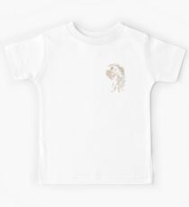 Stretched out fluffy cat Kids Tee