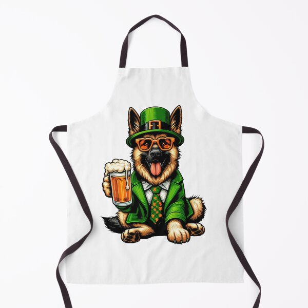 Item preview, German Shepherd Dog St Patrick's Day designed and sold by doodIllustrate.
