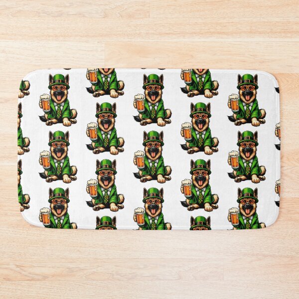 Item preview, German Shepherd Dog St Patrick's Day designed and sold by doodIllustrate.