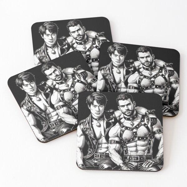 Item preview, Gay Leather Daddies Tokyo Boys Leder Pride Graphic Design designed and sold by ItsAKinkThing.