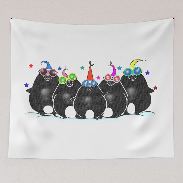 Item preview, Cute Christmas black bears  designed and sold by Shirley cute art .