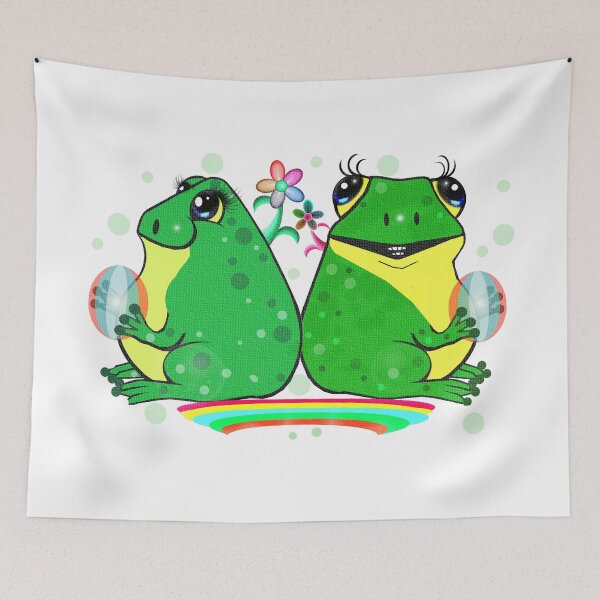 Item preview, Happy frogs designed and sold by Shirley cute art .