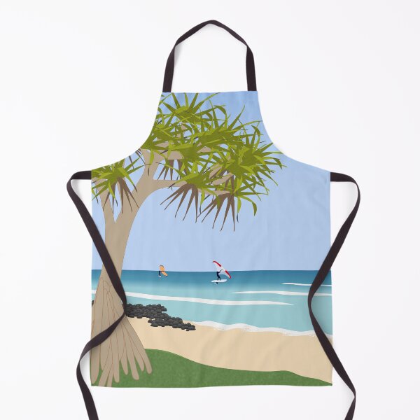 Item preview, Wing Foil Surfers and Pandanus Tree at the Beach designed and sold by reene88.