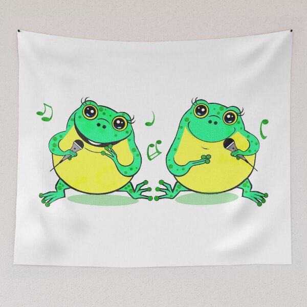 Item preview, Happy frogs singing  designed and sold by Shirley cute art .