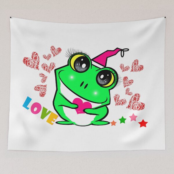 Item preview, Happy frog designed and sold by Shirley cute art .
